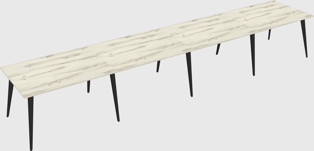 Bureau rectangulaire moderne