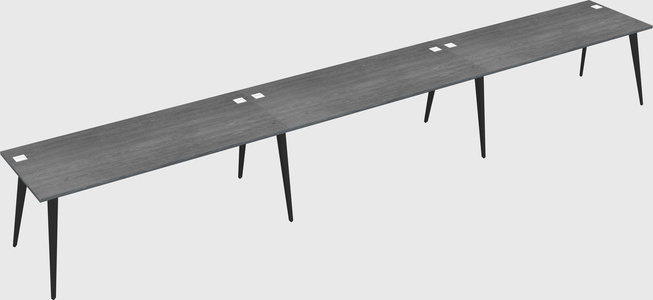 Bureau rectangulaire moderne