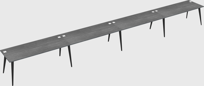 Modern rectangular office desk