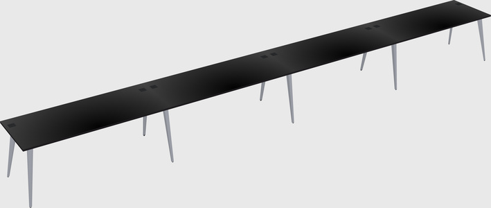 Modern rectangular office desk