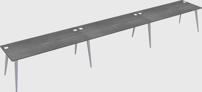 Modern rectangular office desk
