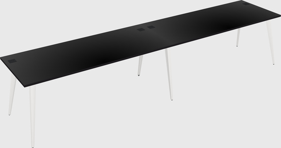 Modern rectangular office desk