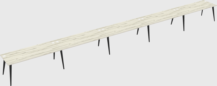 Modern rectangular office desk