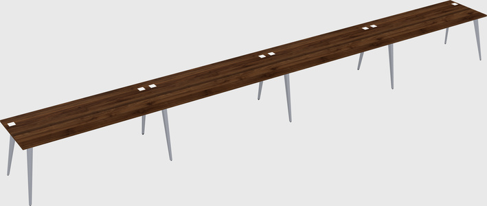 Bureau rectangulaire moderne