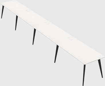 Bureau rectangulaire moderne