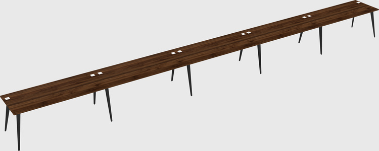 Modern rectangular office desk