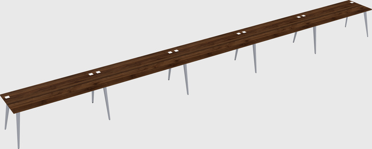Modern rectangular office desk