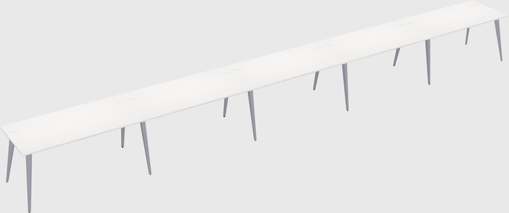 Modern rectangular office desk