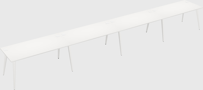 Modern rectangular office desk