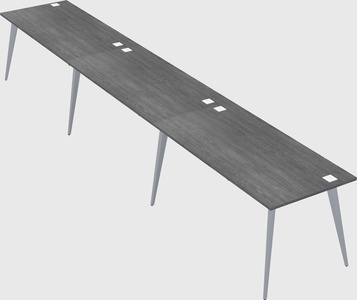 Bureau rectangulaire moderne