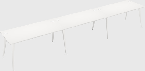 Modern rectangular office desk