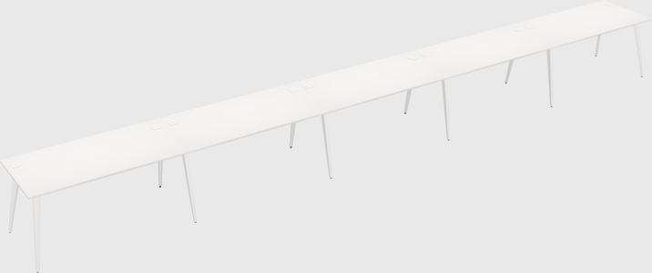 Bureau rectangulaire moderne