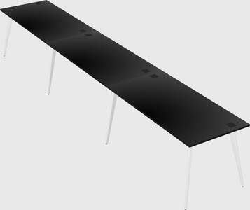 Bureau rectangulaire moderne