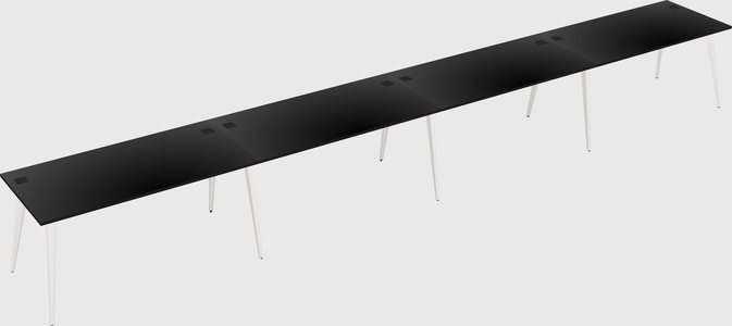 Modern rectangular office desk