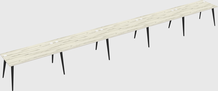 Modern rectangular office desk