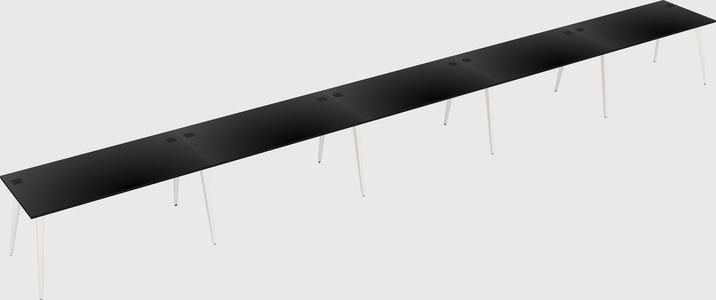 Modern rectangular office desk