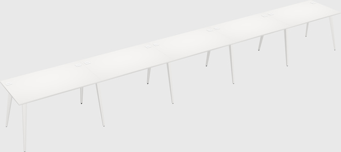 Modern rectangular office desk