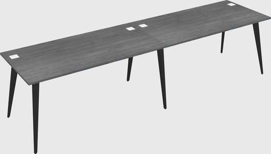 Modern rectangular office desk