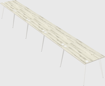 Bureau rectangulaire moderne