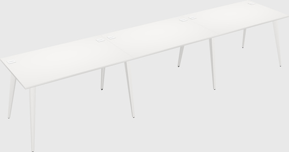 Bureau rectangulaire moderne