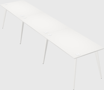 Bureau rectangulaire moderne