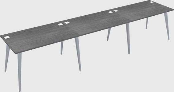 Bureau rectangulaire moderne