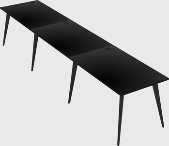 Bureau rectangulaire moderne