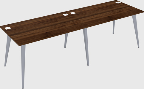 Bureau rectangulaire moderne