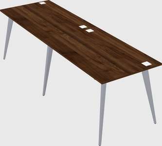 Bureau rectangulaire moderne
