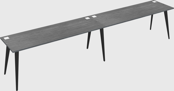 Bureau rectangulaire moderne