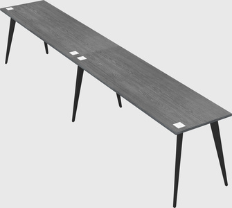 Bureau rectangulaire moderne