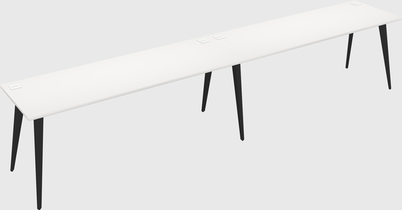 Modern rectangular office desk