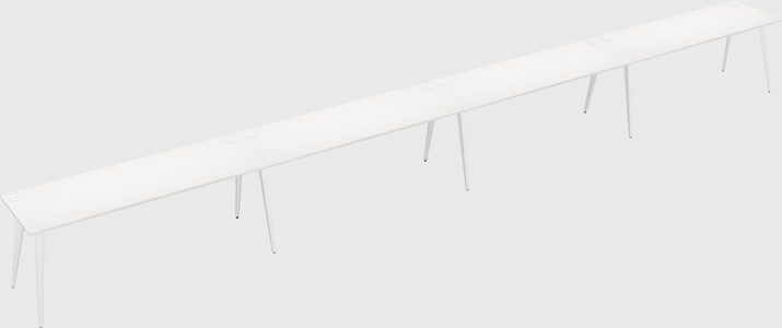 Bureau rectangulaire moderne