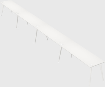 Bureau rectangulaire moderne