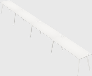 Bureau rectangulaire moderne