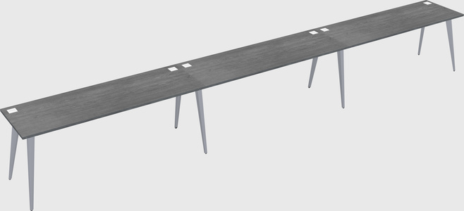 Modern rectangular office desk