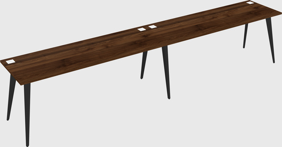 Modern rectangular office desk