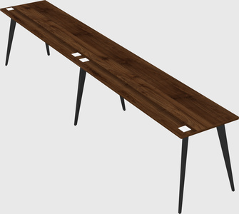 Modern rectangular office desk