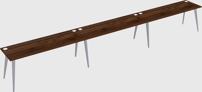 Modern rectangular office desk