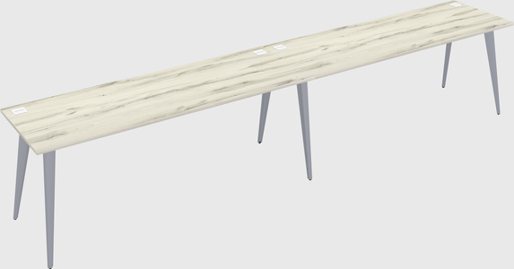 Bureau rectangulaire moderne