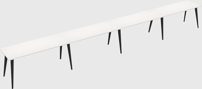 Bureau rectangulaire moderne