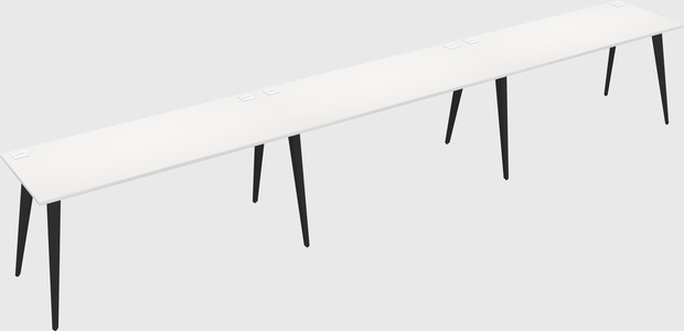 Bureau rectangulaire moderne