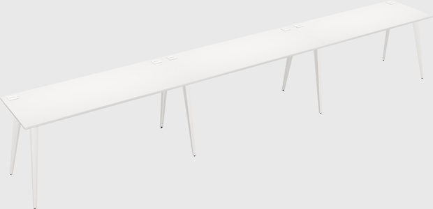 Modern rectangular office desk