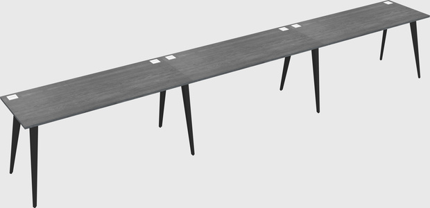 Bureau rectangulaire moderne