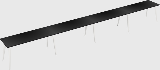Modern rectangular office desk