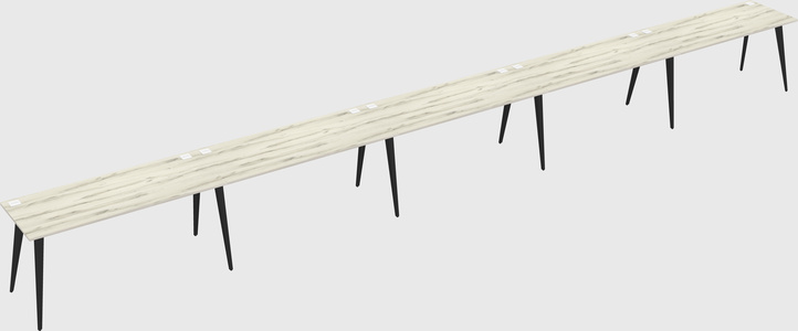 Modern rectangular office desk