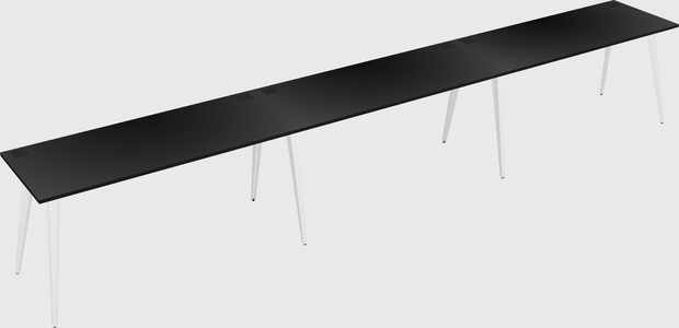 Modern rectangular office desk