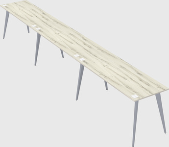 Bureau rectangulaire moderne