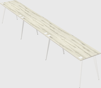 Bureau rectangulaire moderne