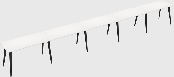 Modern rectangular office desk